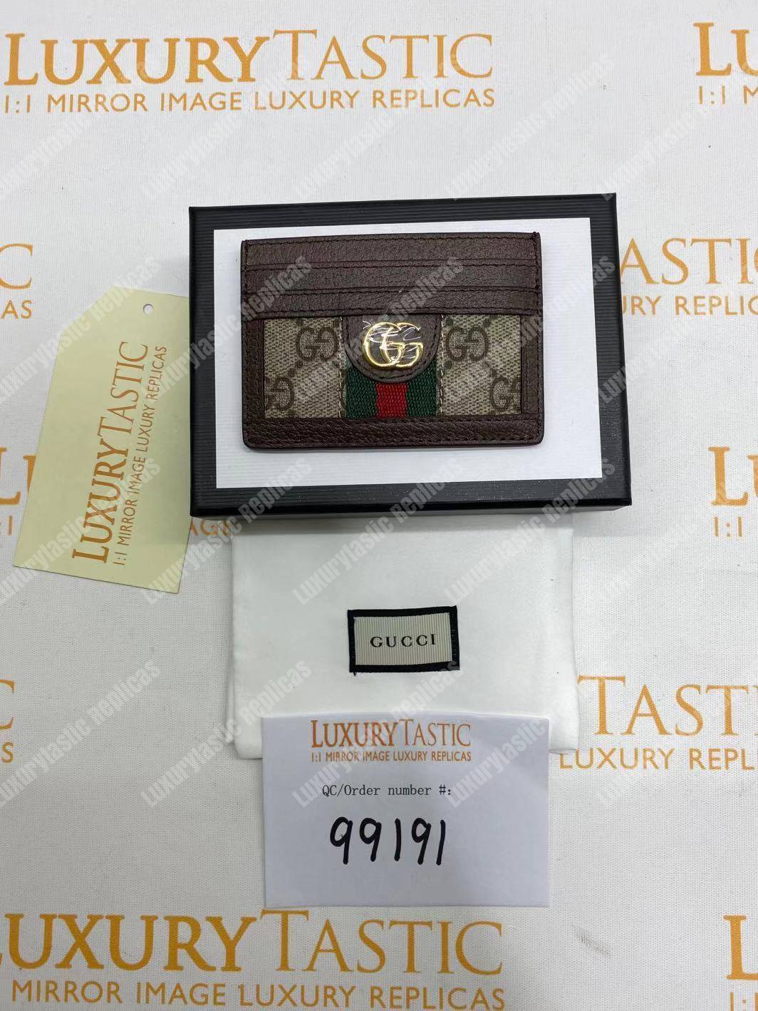 G*u*i ophidia gg card case