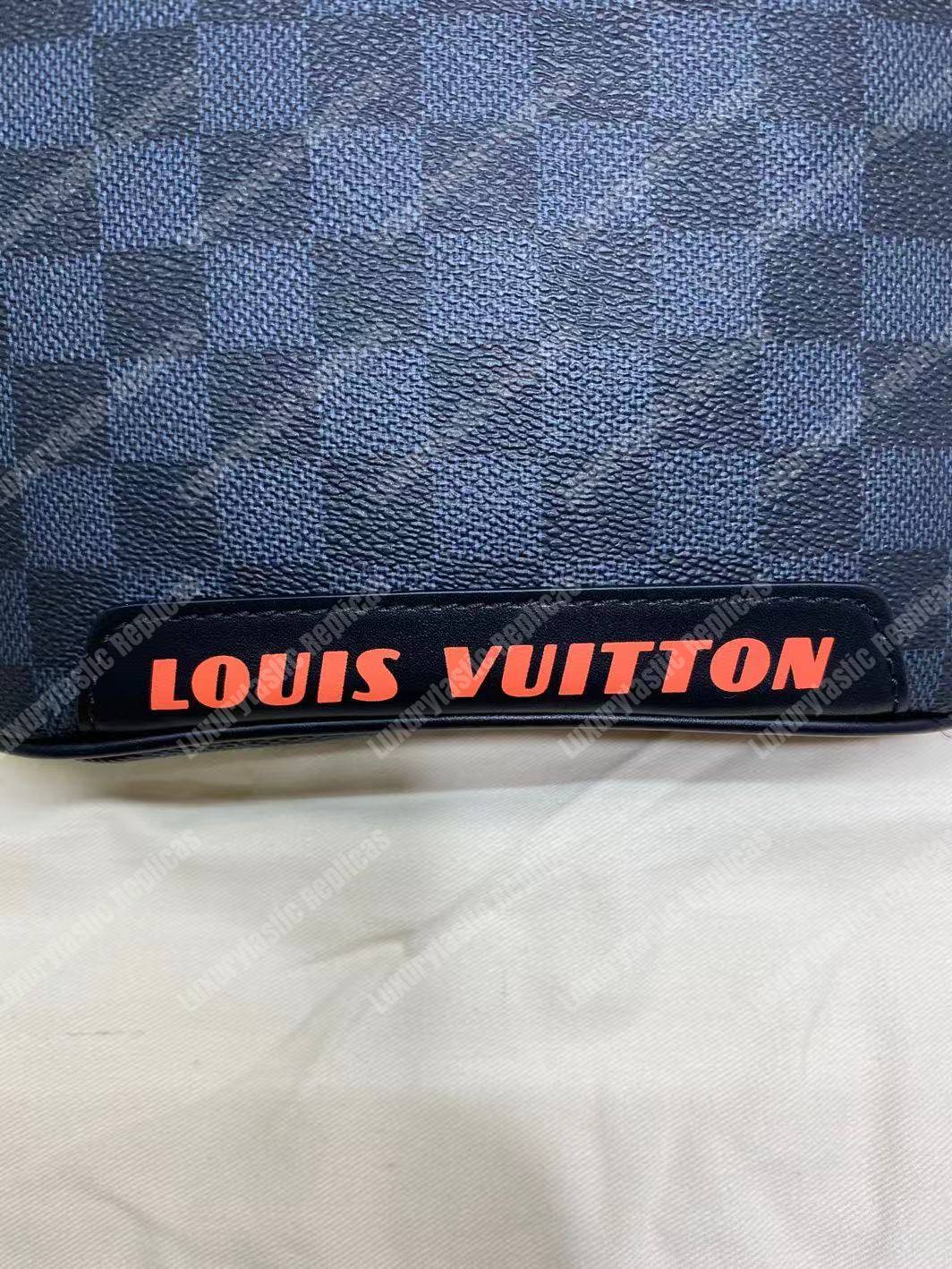 LV Damier Cobalt Canvas Race Discovery Bumbag