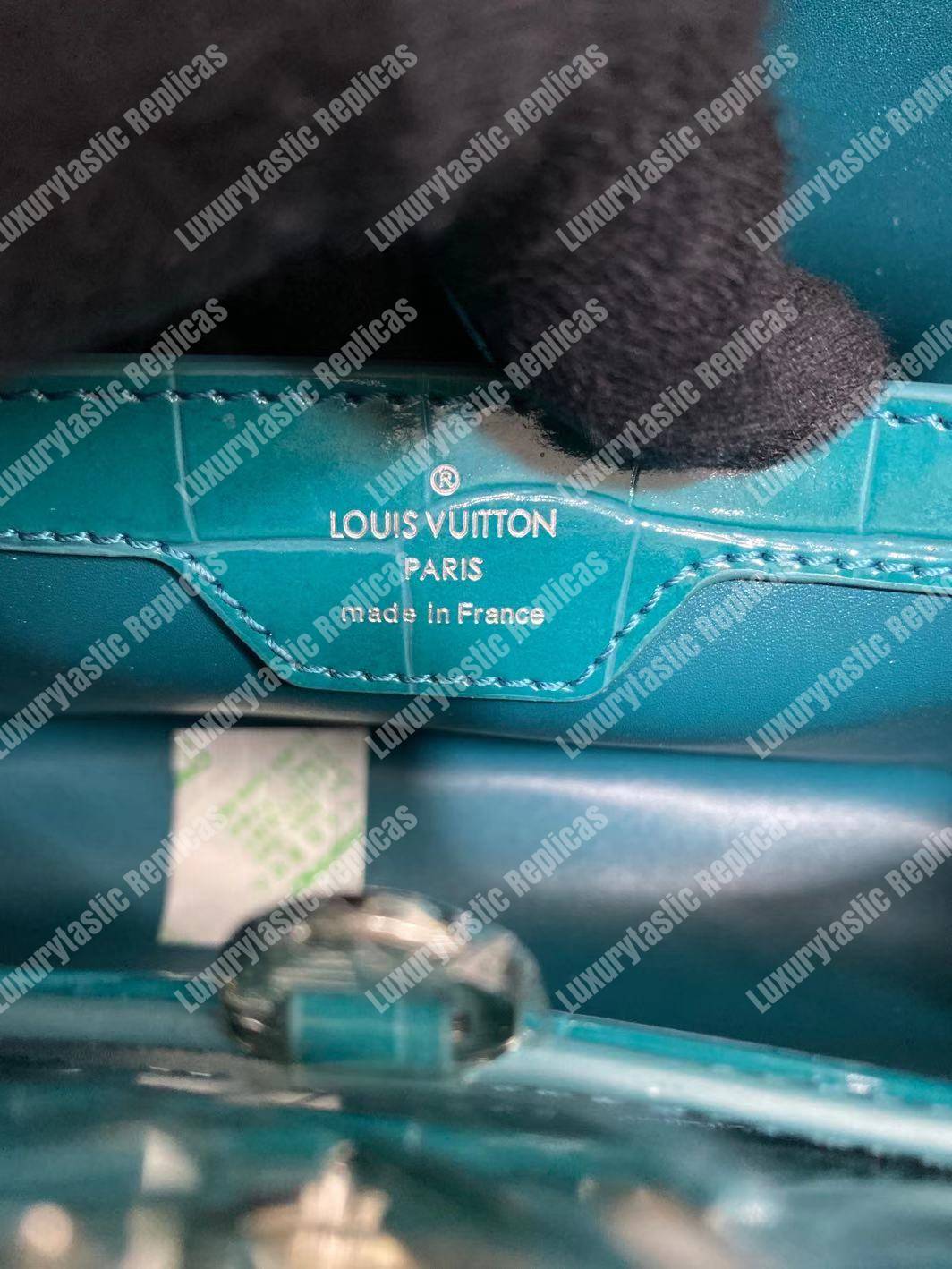 LV Capucines BB Crocodilien Brillant Cactus