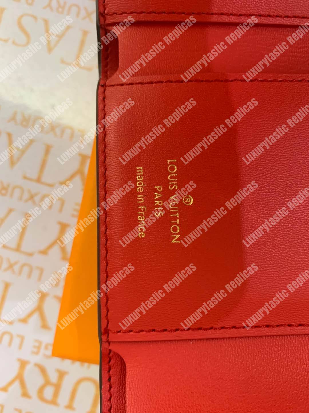 LV Flower Compact Wallet Monogram Coquelicot