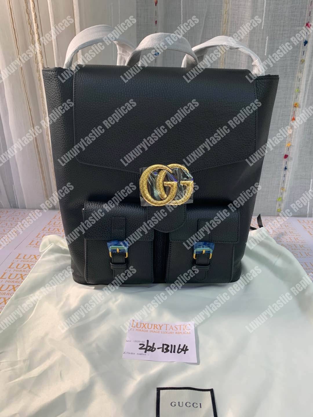 G*u*i gg marmont leather backpack