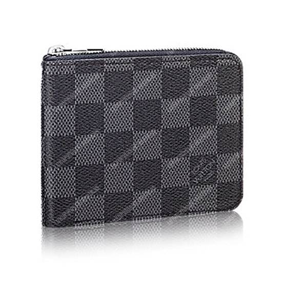 LV Zippy Compact Wallet Damier Graphite Canvas