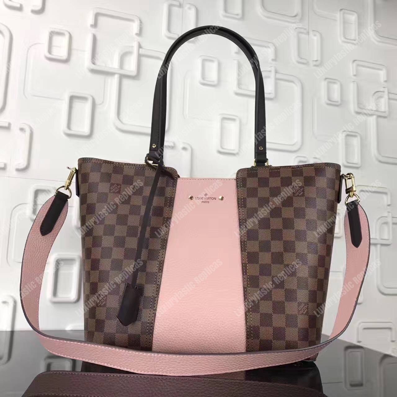 LV Jersey Damier Ebene Canvas Magnolia