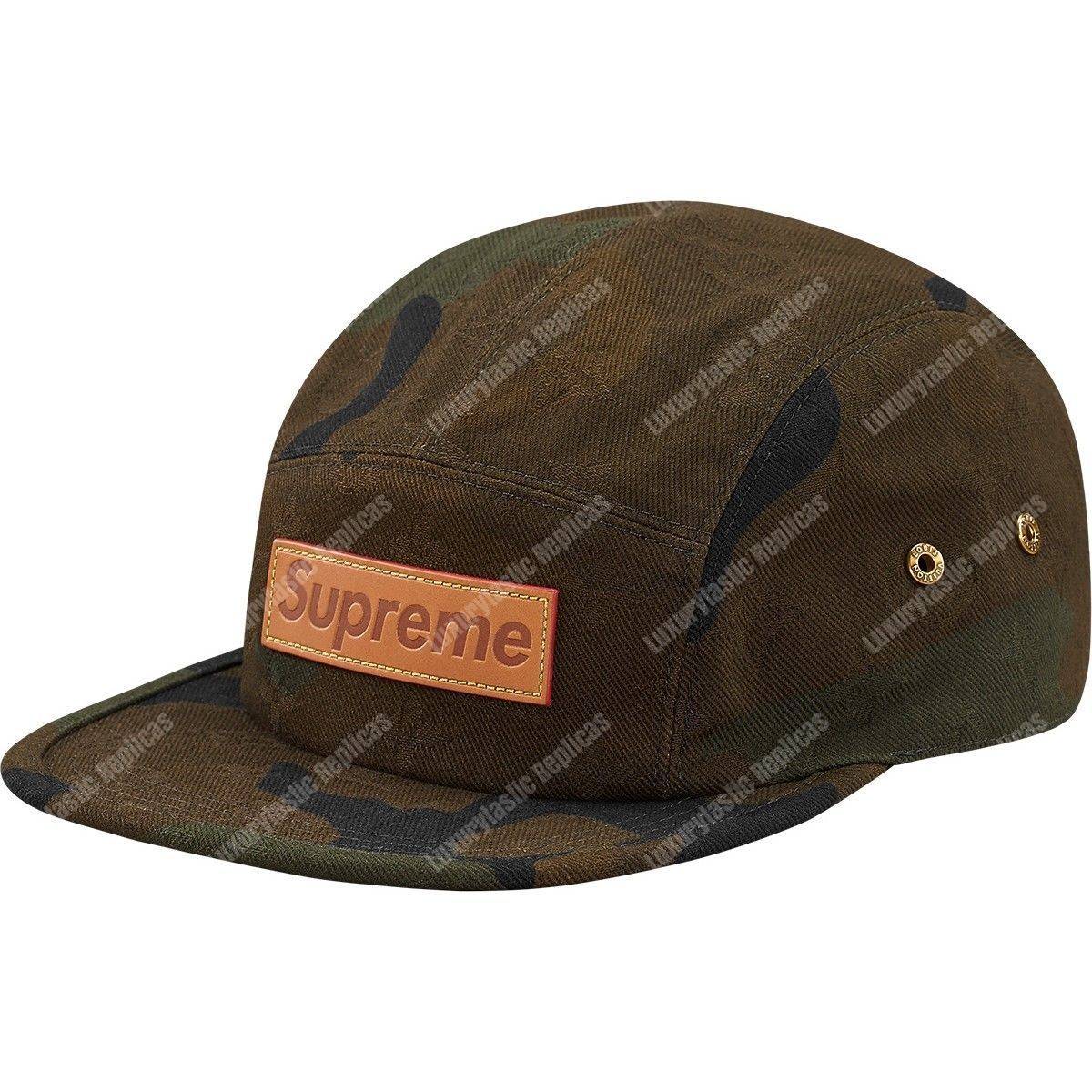 l**is V*t*n x sup*e camouflage limited edition 5 panels cap hat