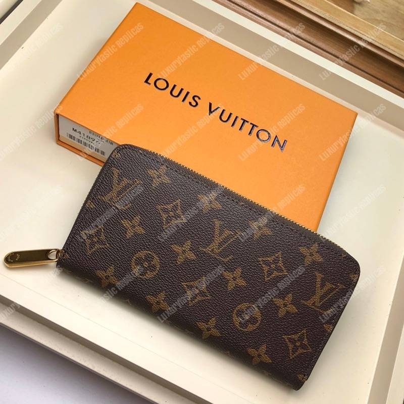 LV Zippy Wallet Monogram Coquelicot