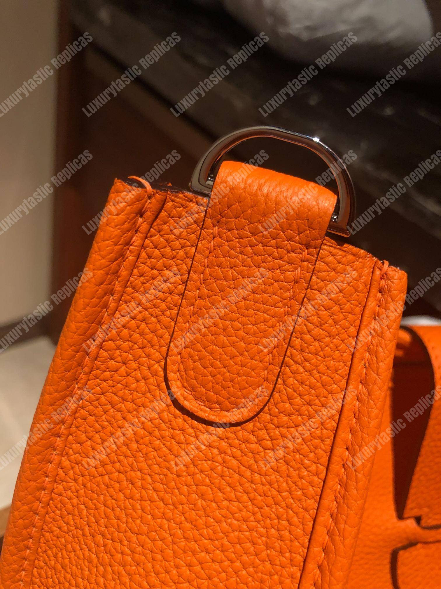 H**mes evelyne iii 29 clemence bag orange