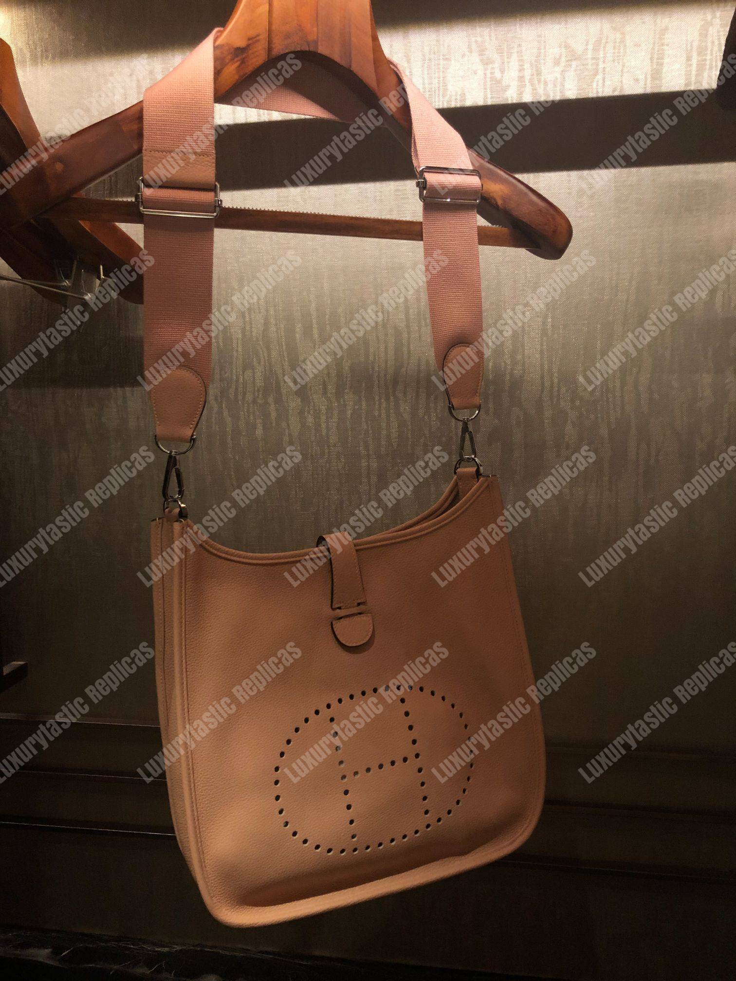 H**mes evelyne iii 29 clemence bag cognac
