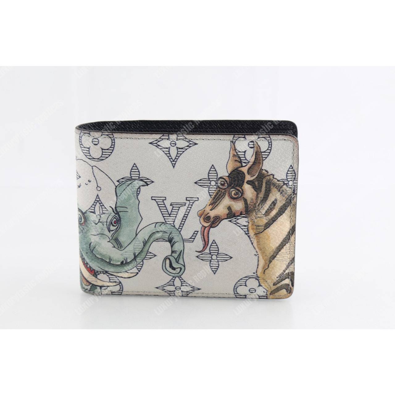 l**is V*t*n multiple wallet savane monogram chapman ink white