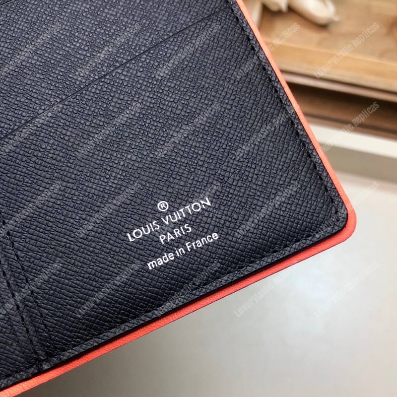 LV Race Brazza Wallet Damier Cobalt