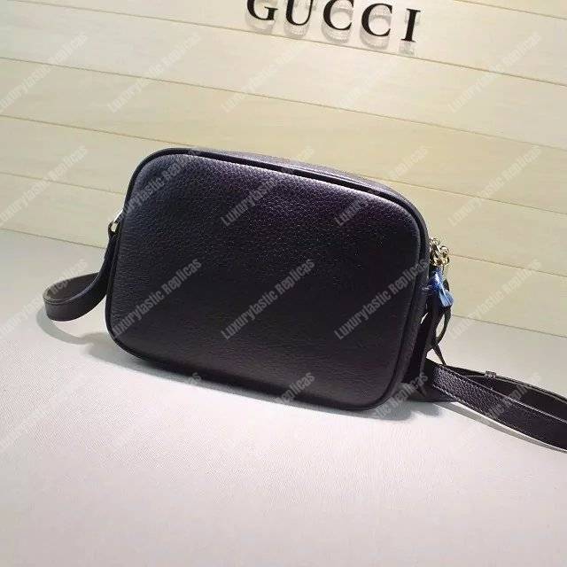 G*u*i soho small leather disco bag black