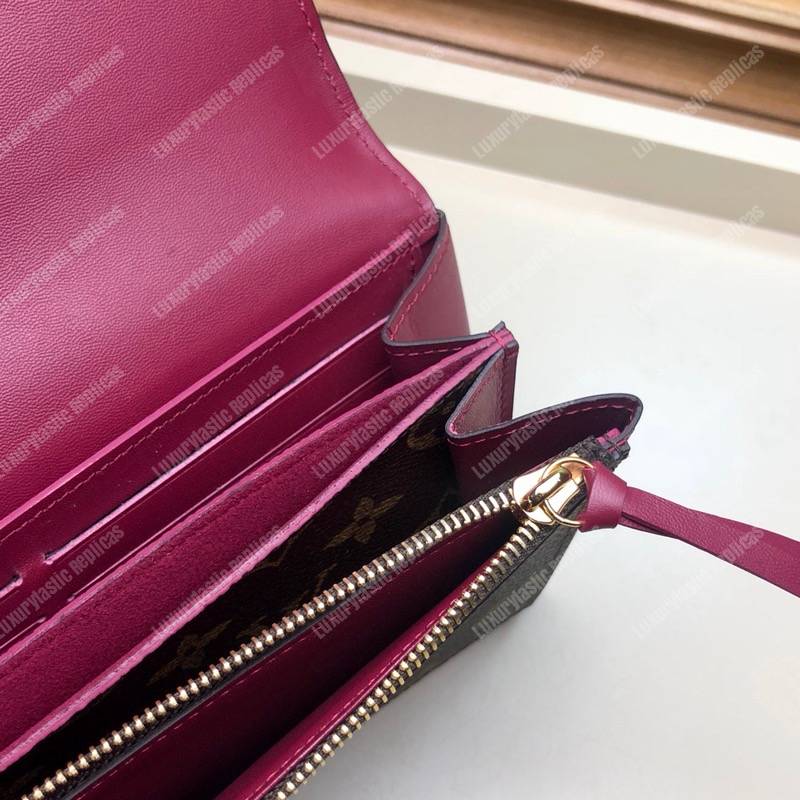 LV Flore Wallet Fuchsia