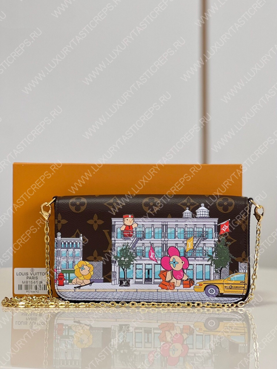 l**is V*t*n fÉlicie pochette yellow m81762