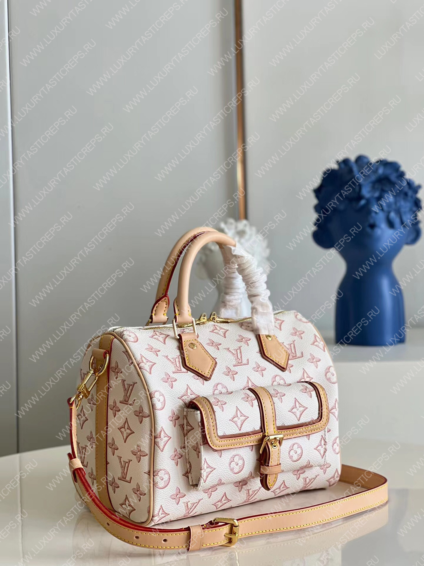 l**is V*t*n speedy bandouliÈre 25 beige m20919
