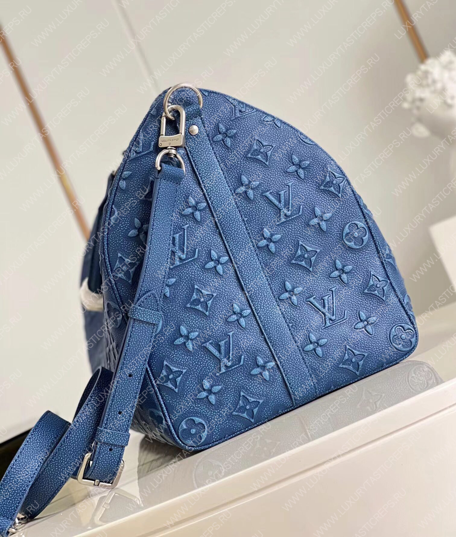 l**is V*t*n keepall bandouliÈre 50 denim