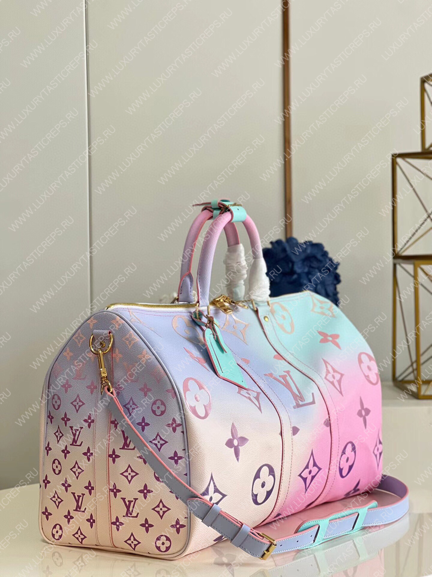 l**is V*t*n keepall 45b pastel colors m59943 duct