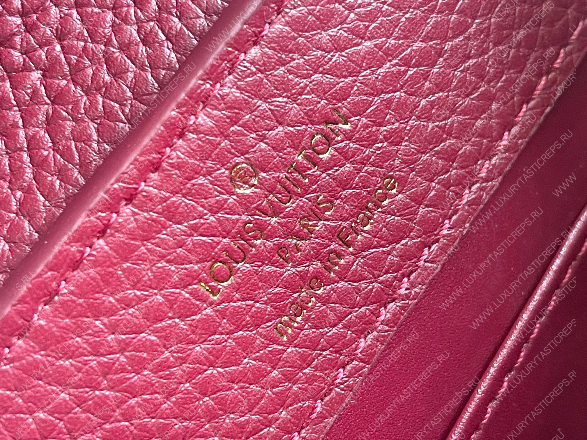 l**is V*t*n capucines mini griotte red / honey n81409