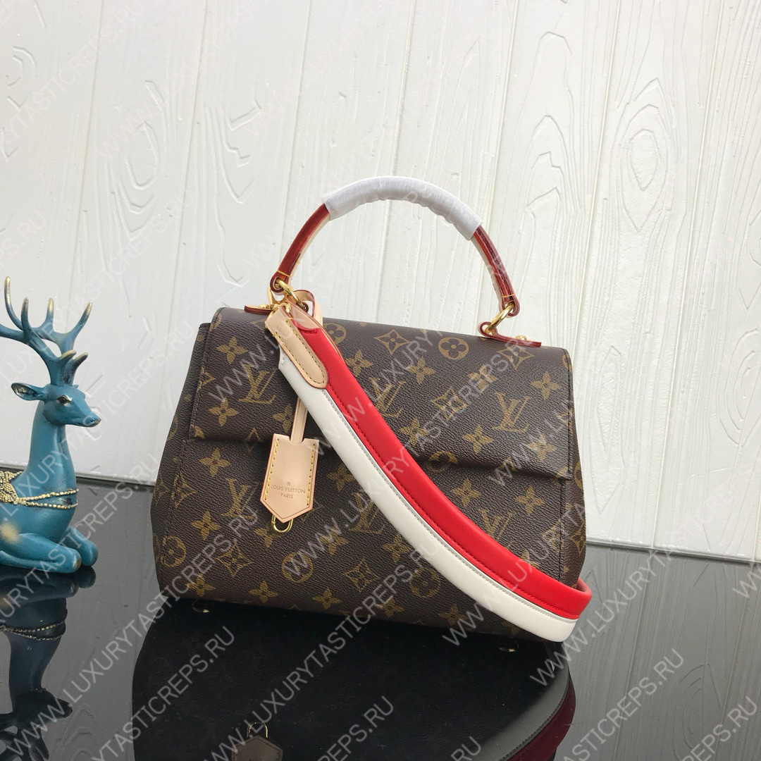 l**is V*t*n cluny bb fuchsia/bordeaux red white m42738