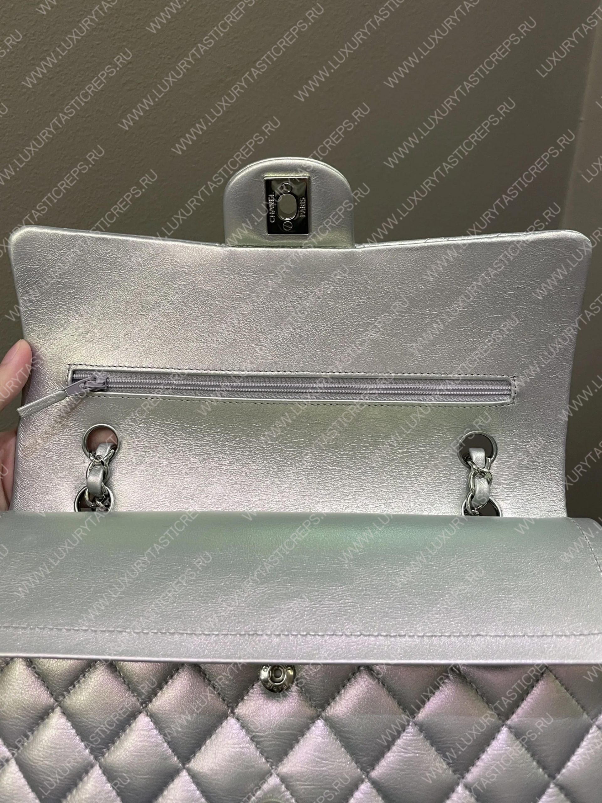 Ch*el classic flap bag black a58600