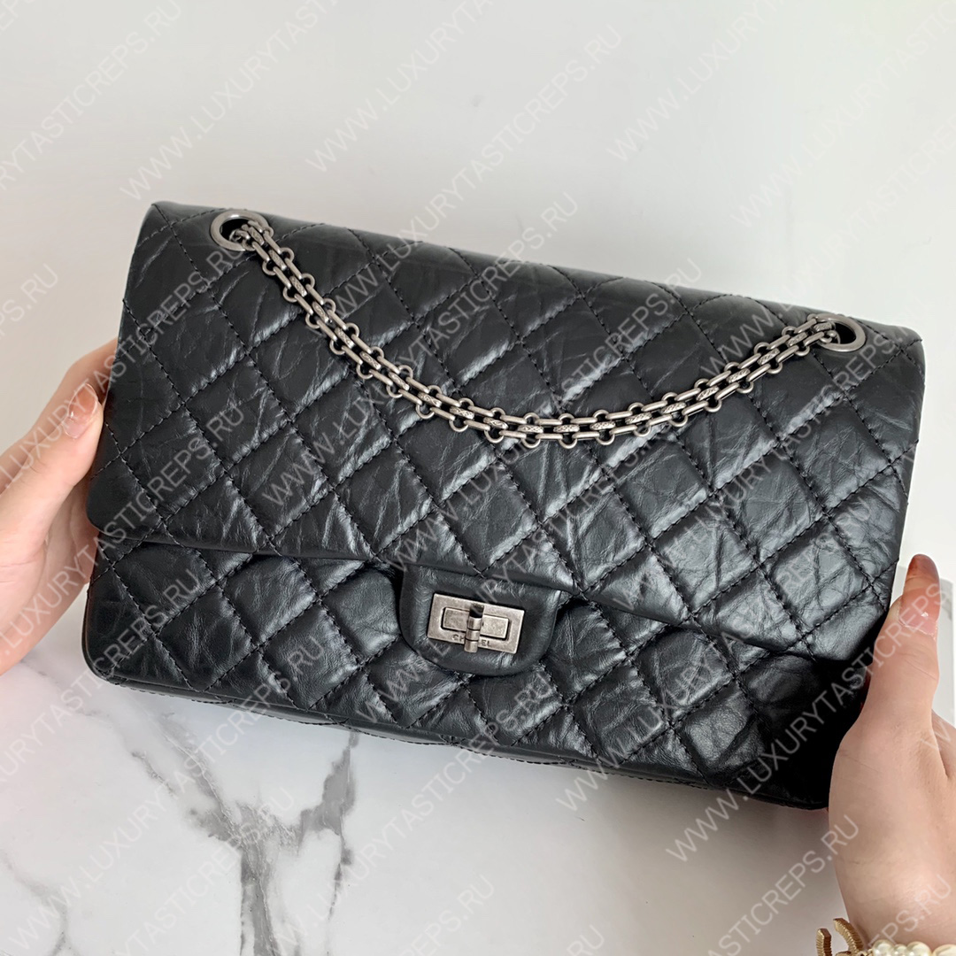 Ch*el reissue 2.55 bag black a37585