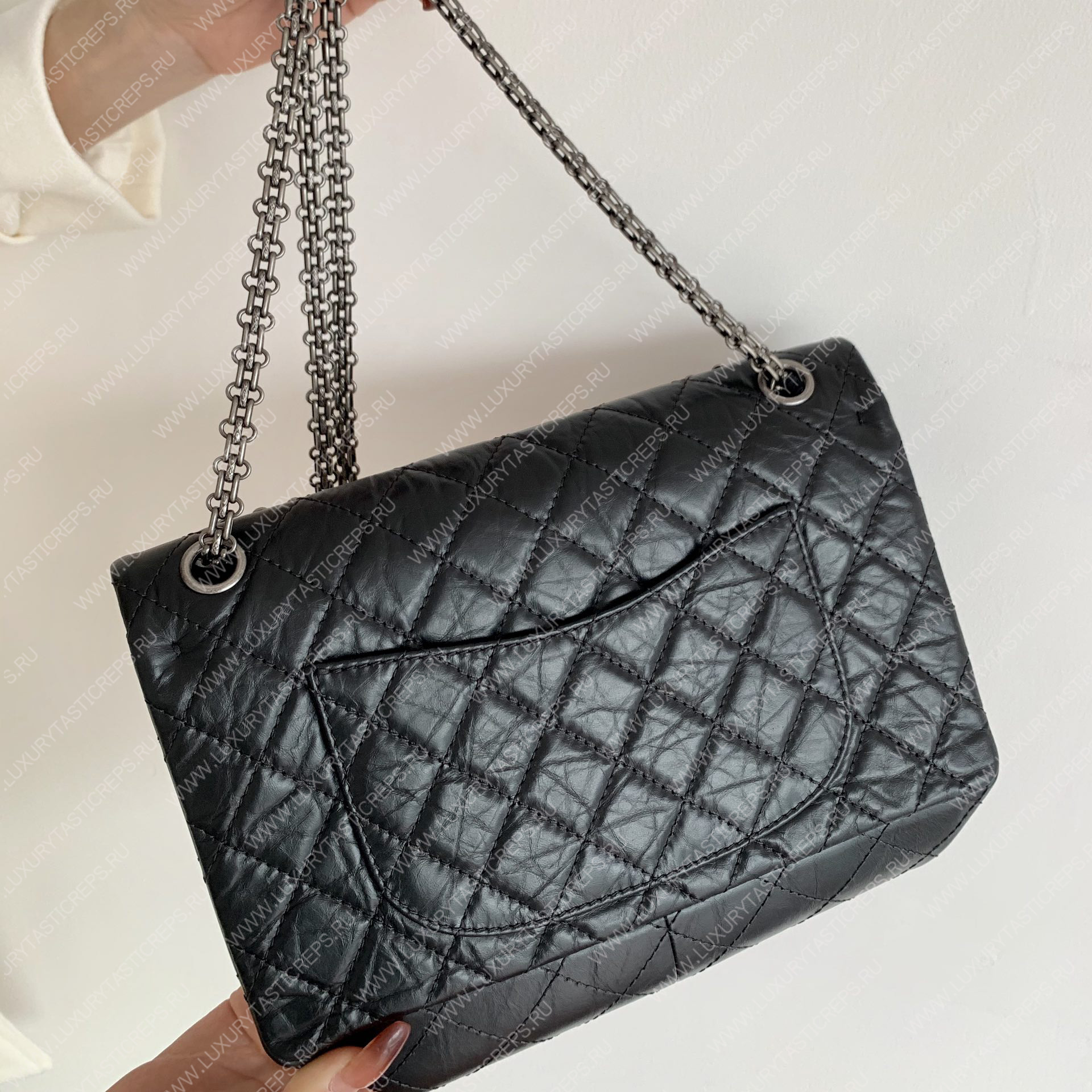 Ch*el reissue 2.55 bag black a37585