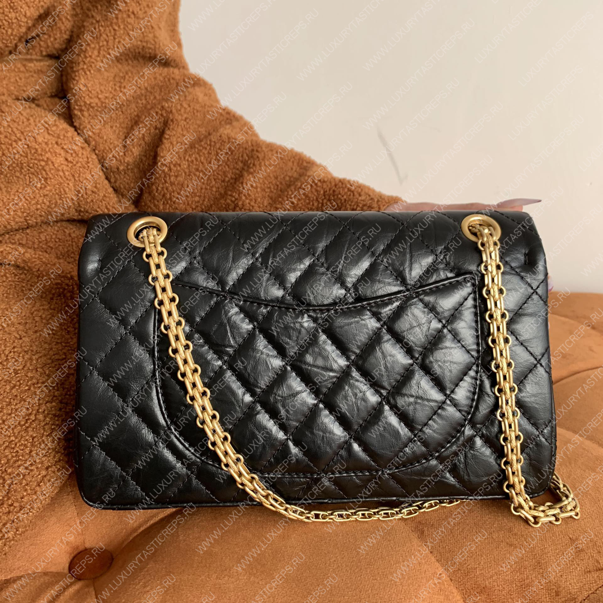 Ch*el reissue 2.55 bag black a37585