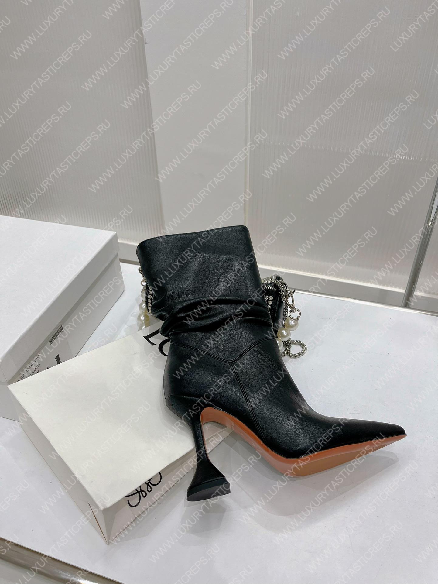 AMINA MUADDI JAHLEEL BOOTIE BLACK AM60004