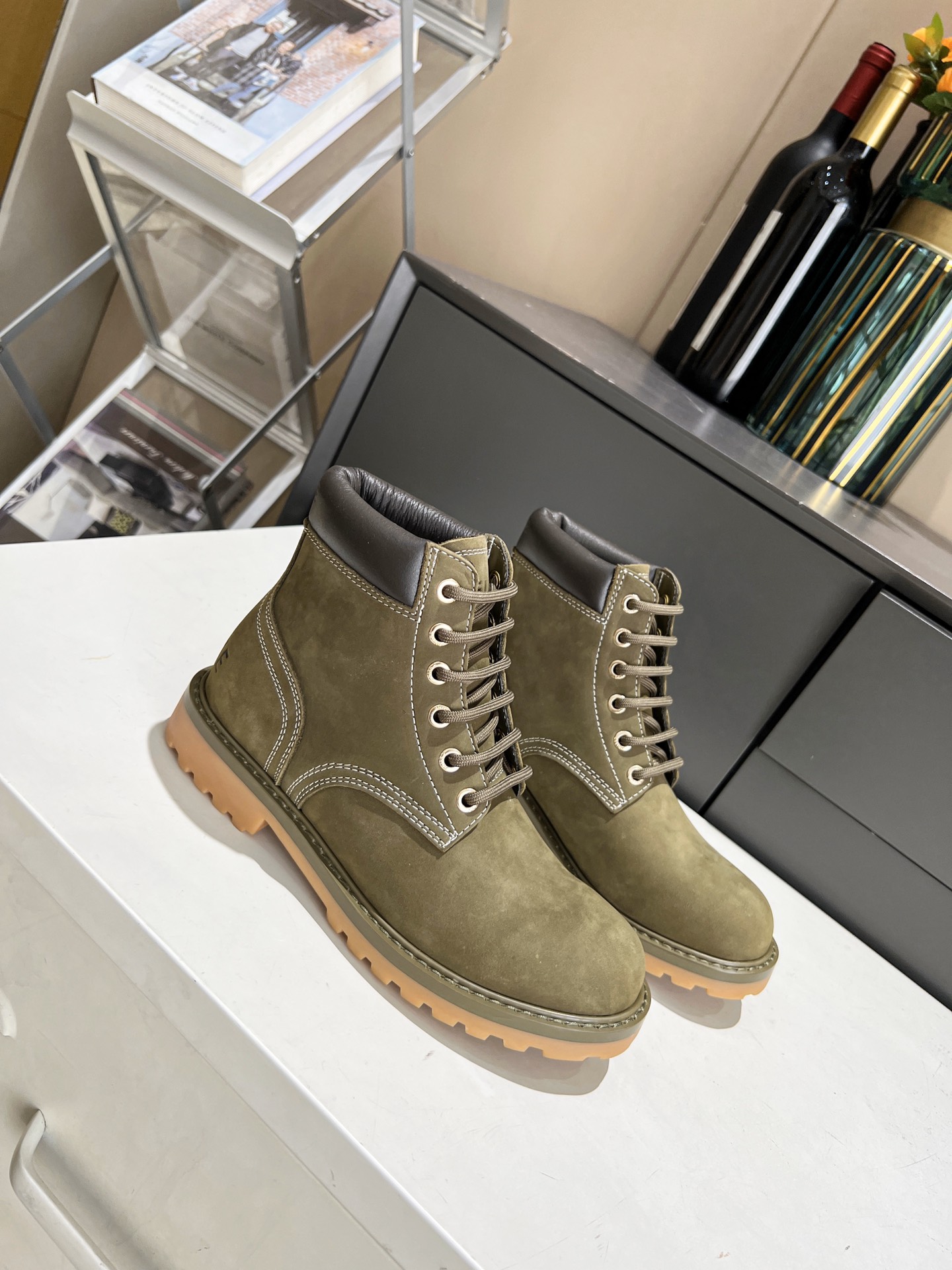 Ce**e kurt lace-up boot khaki green 343142198c