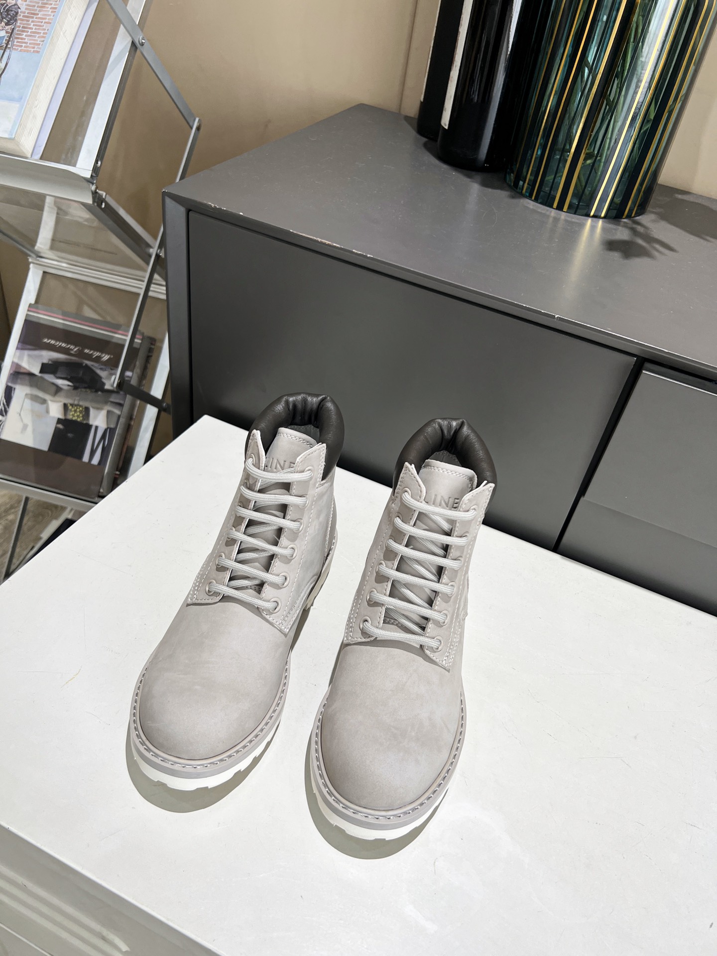 Ce**e kurt lace-up boot grey 343142198c