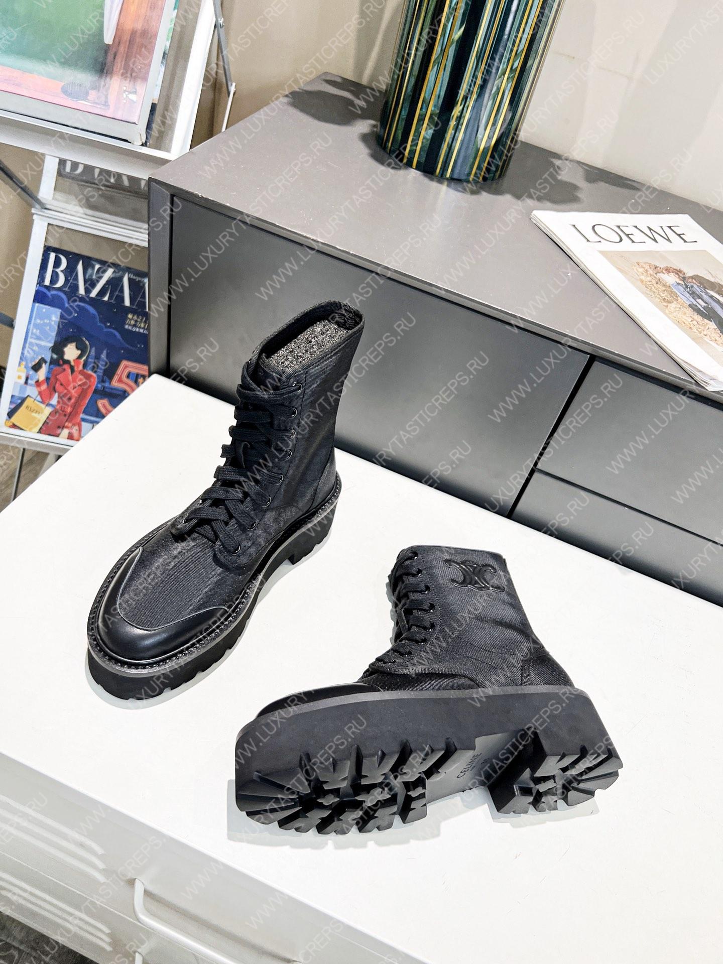 Ce**e bulky laced up boot black 345597004c
