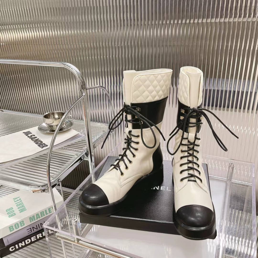 Ch*el lace-ups white g37956