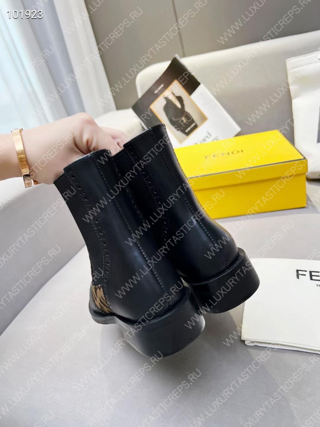 F**di ankle boots brown 7u1558ajzhf0heb