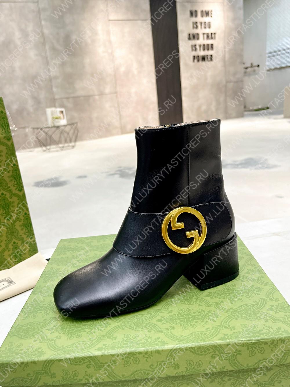 G*u*i blondie ankle boot black 700016