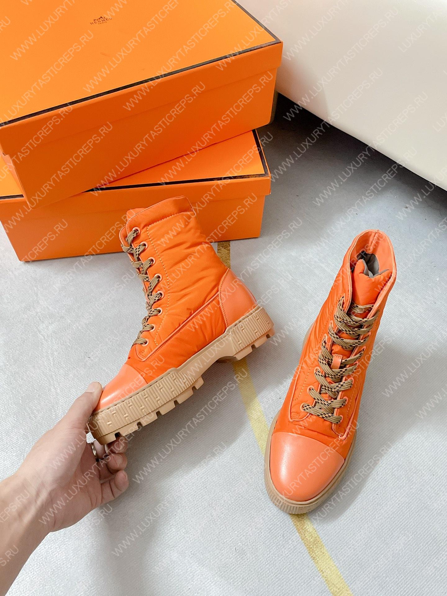 H**mes fresh ankle boot orange h222052z