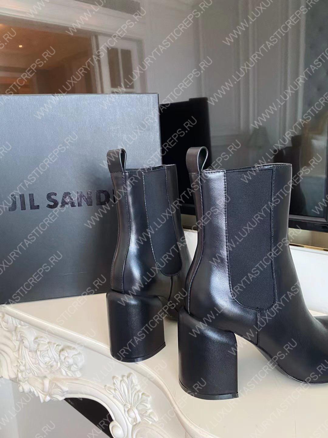 JIL SANDER ANKLE BOOTS BLACK J15WU0022
