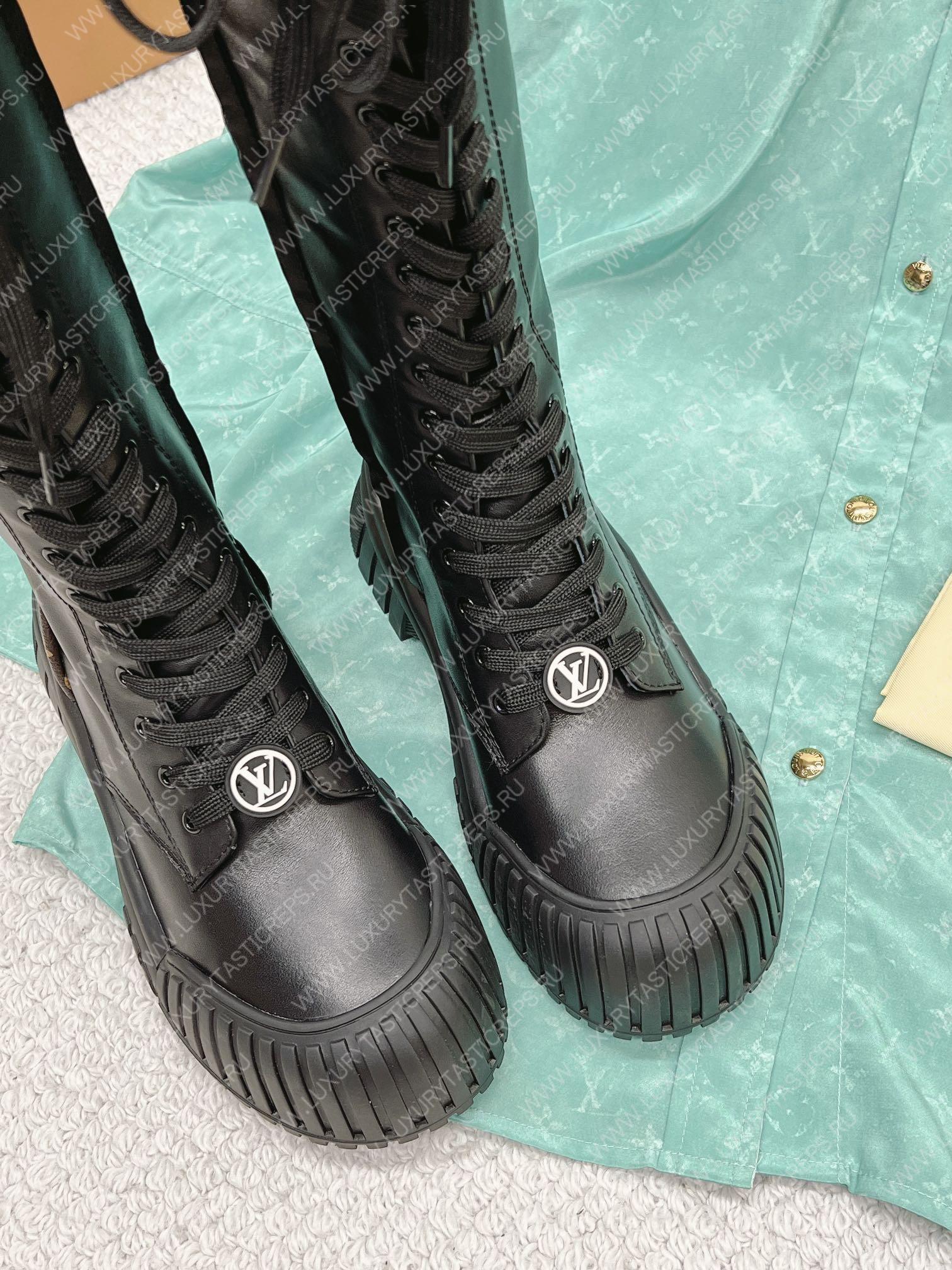 l**is V*t*n high lace-up boots black 1aac6t