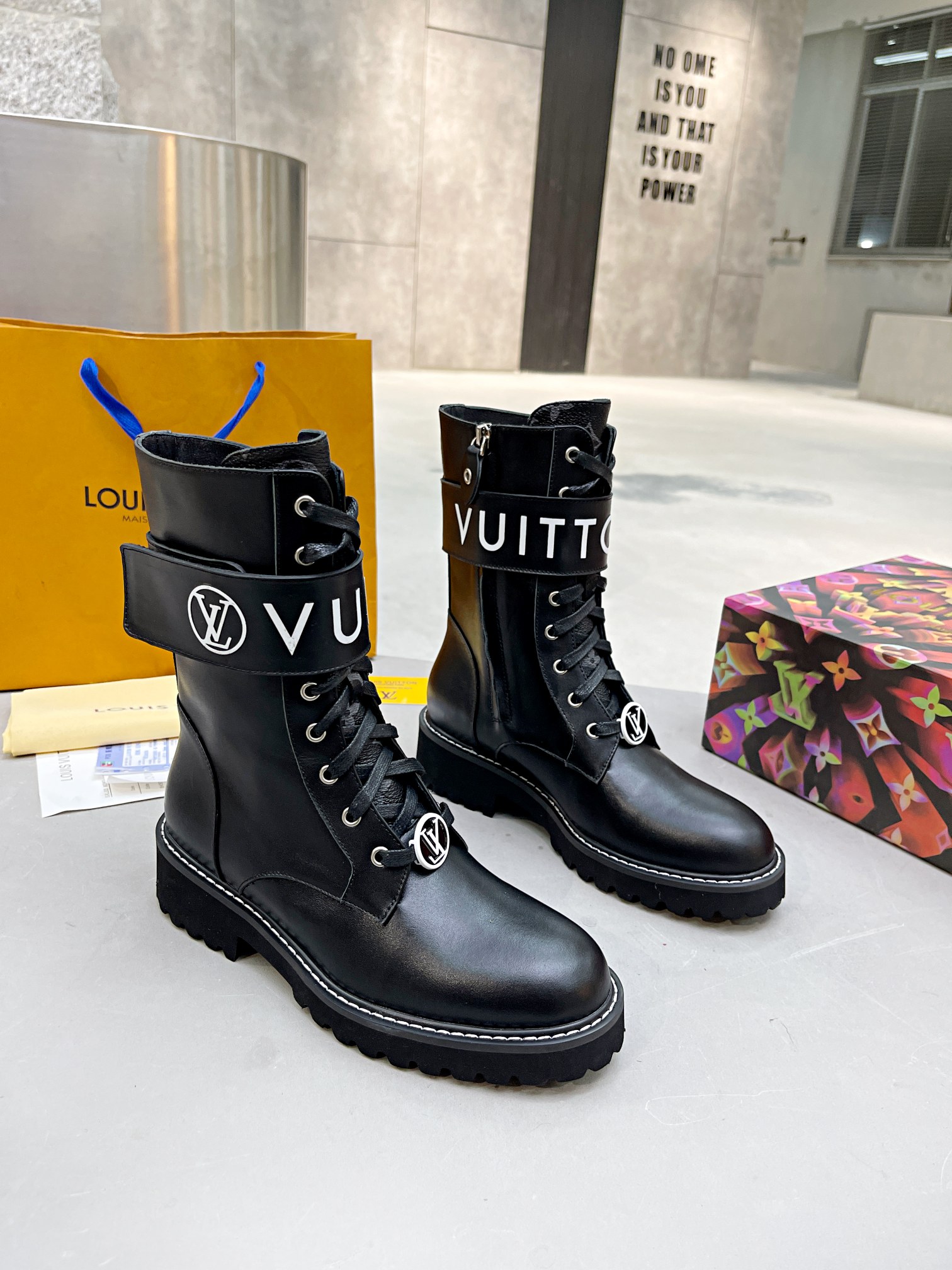 l**is V*t*n territory flat ranger boots black 1a9hae