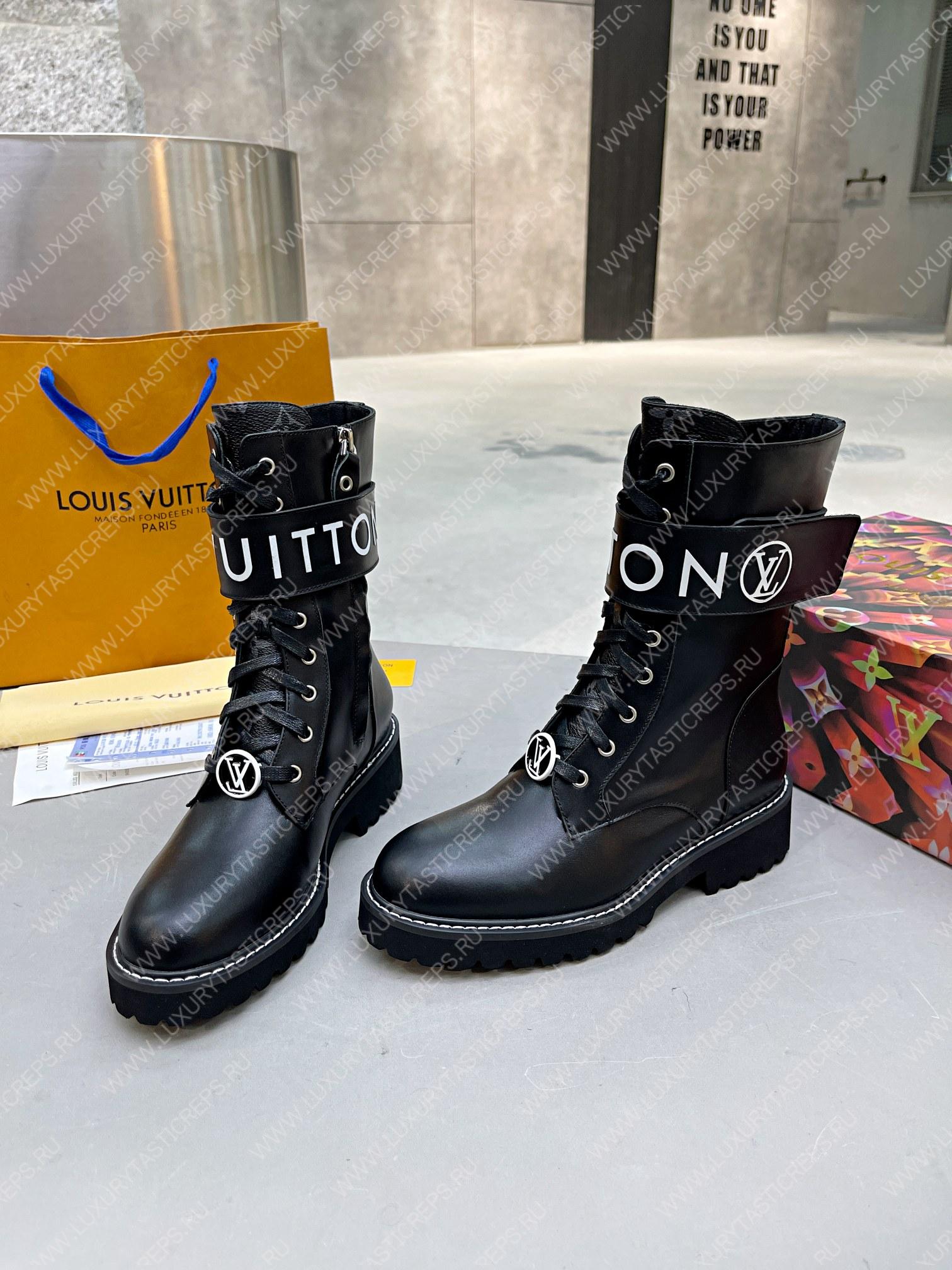 l**is V*t*n territory flat ranger boots black 1a9hae