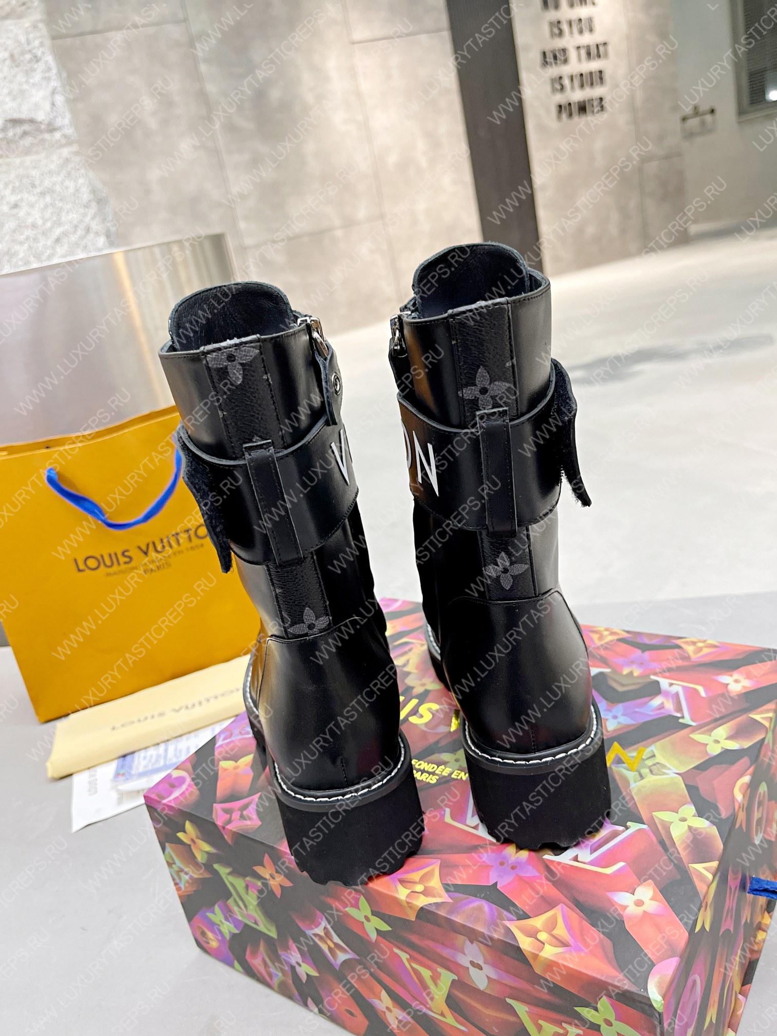 l**is V*t*n territory flat ranger boots black 1a9hae