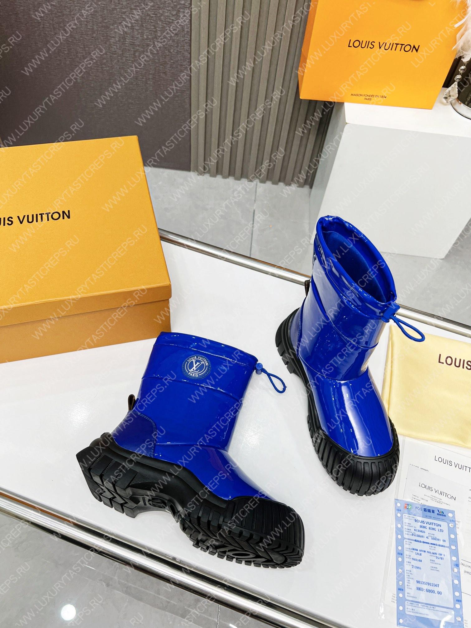 l**is V*t*n ruby flat hallf boots blue 1aalzo