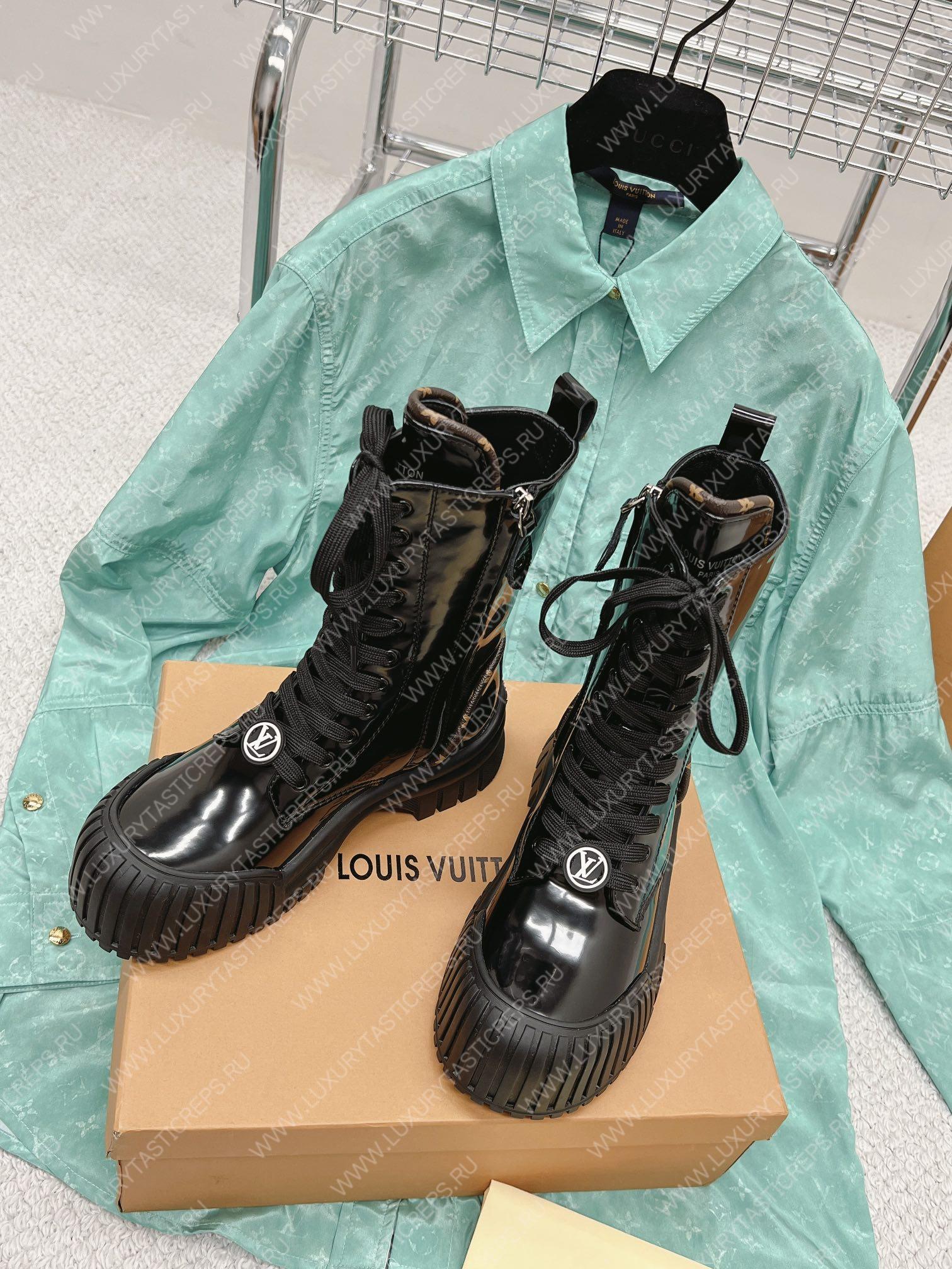 l**is V*t*n lace-up boots black 1aabc8