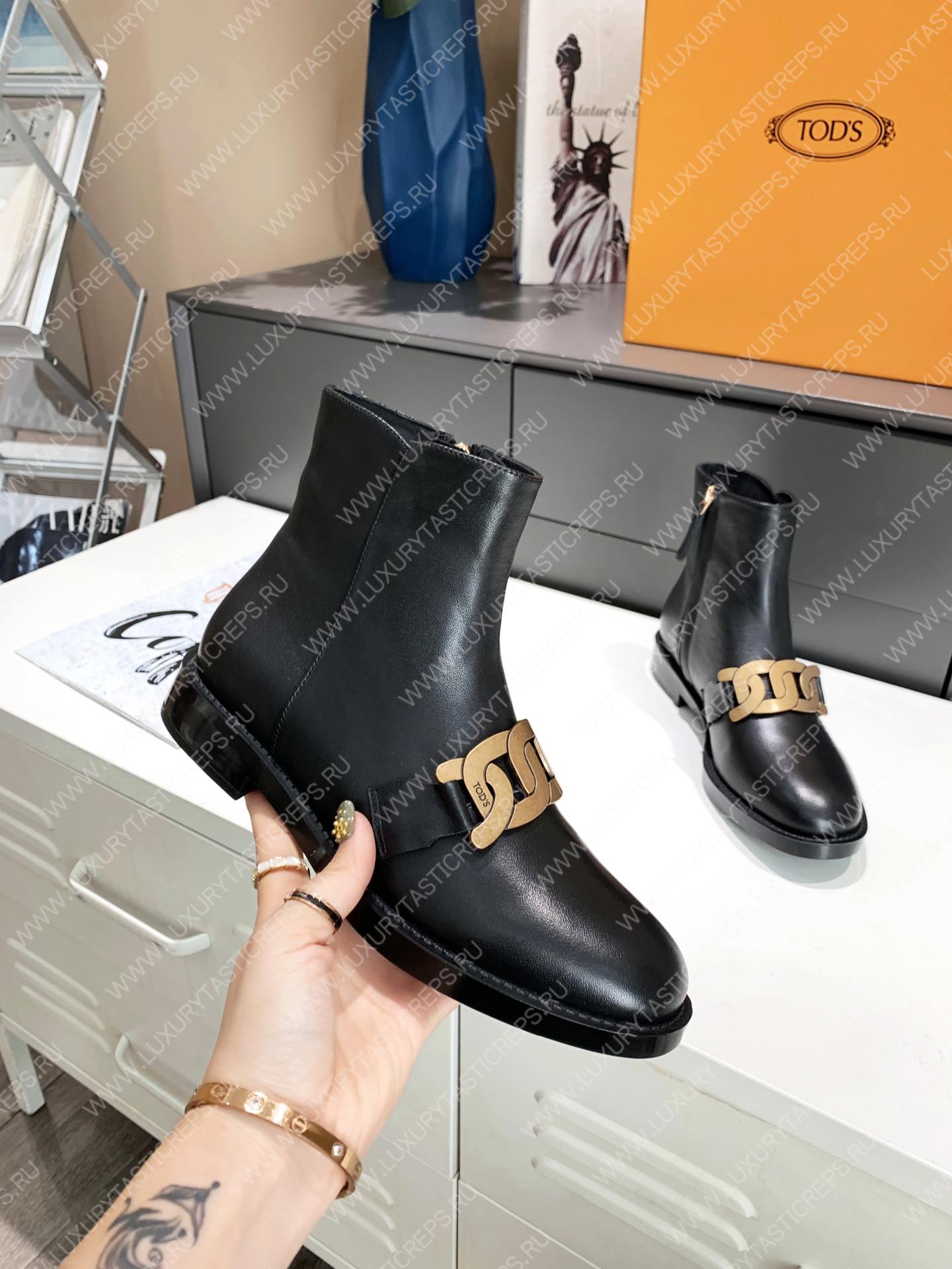 TOD’S KATE ANKLE BOOTS BLACK XXW60C0DY40GOCB999