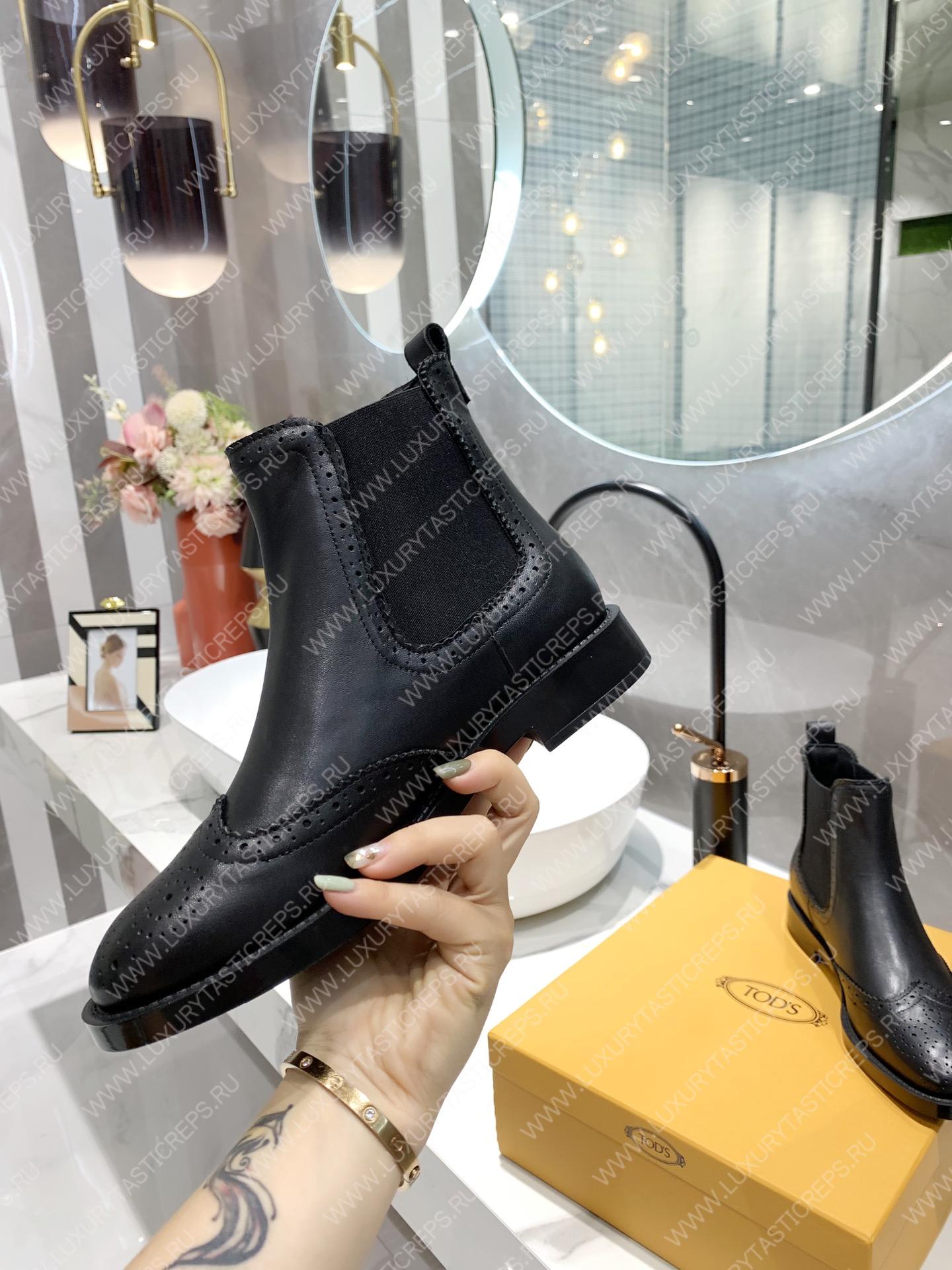 TOD’S ANKLE BOOTS BLACK XXW60C0DD50GOCB999