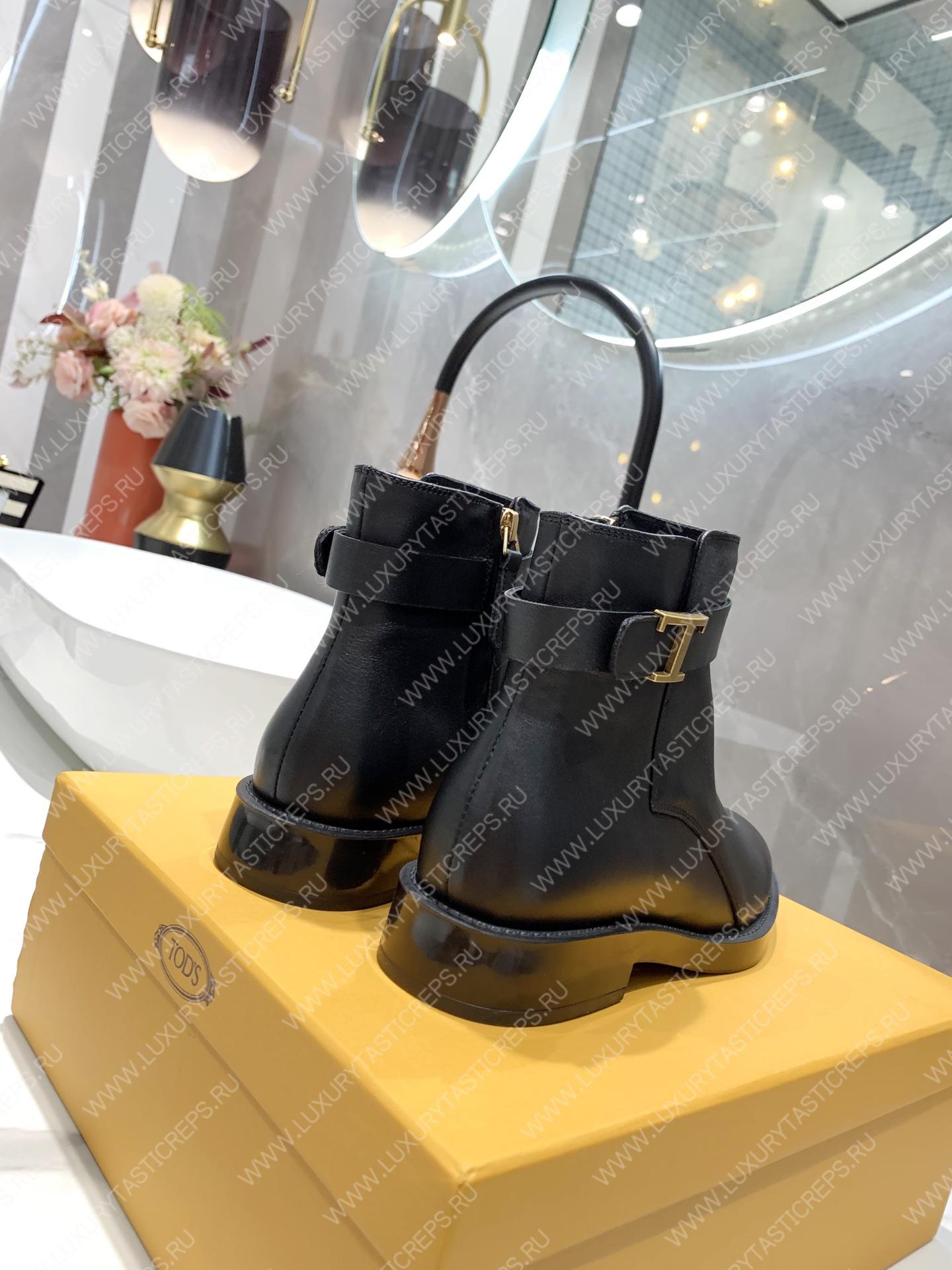 TOD’S ANKLE BOOTS BLACK XXW60C0DD50GOCB999