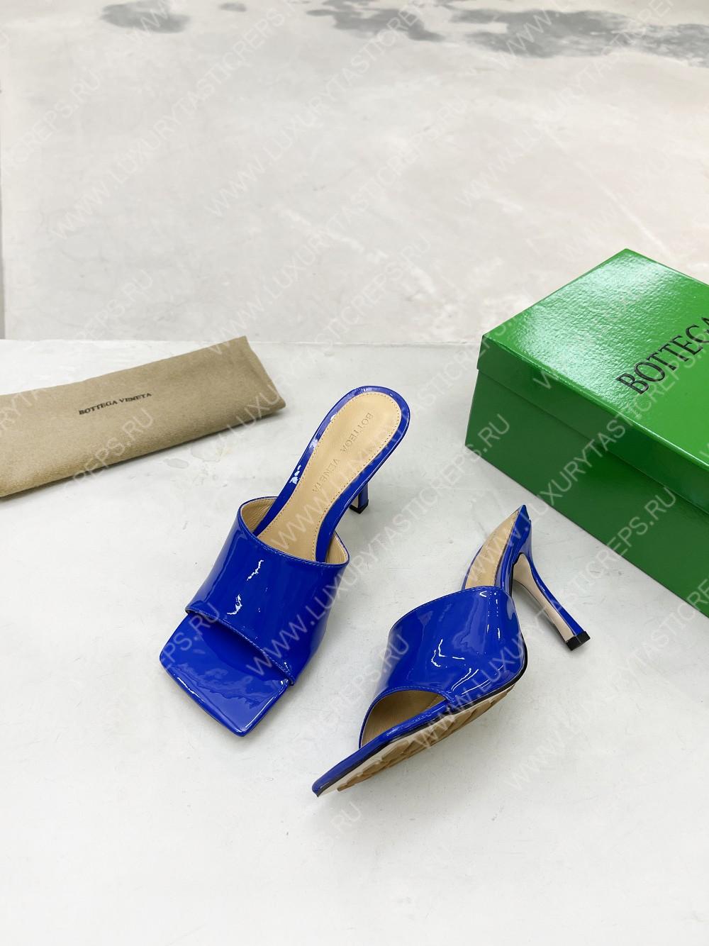 bo*te*ga Ve*ne*ta strech mule blue 610538v