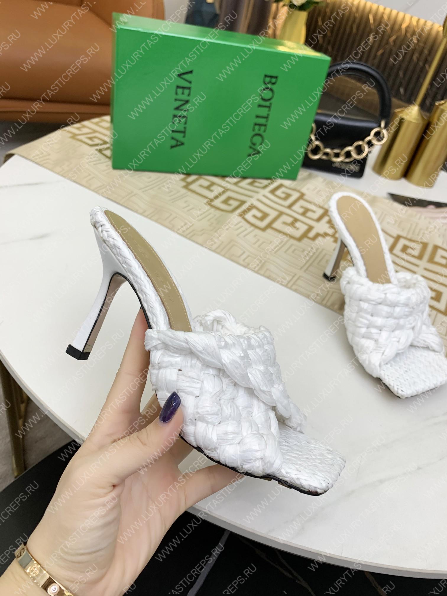 bo*te*ga Ve*ne*ta dot wave mules white 708882v