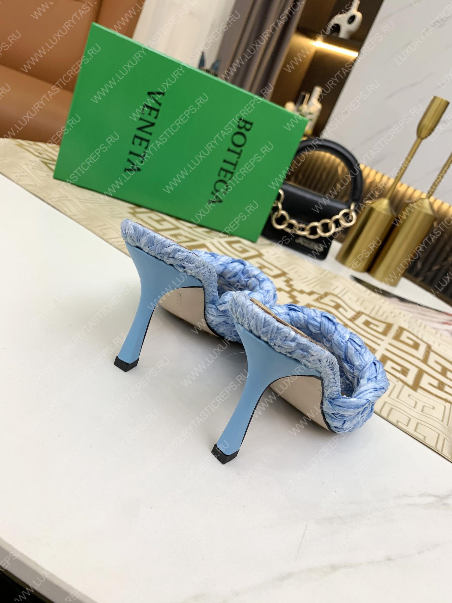 bo*te*ga Ve*ne*ta dot wave mules blue 708882v