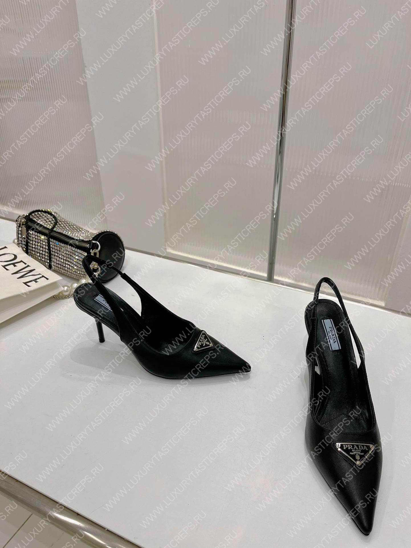 Pra*a slingback pump black 1i002n