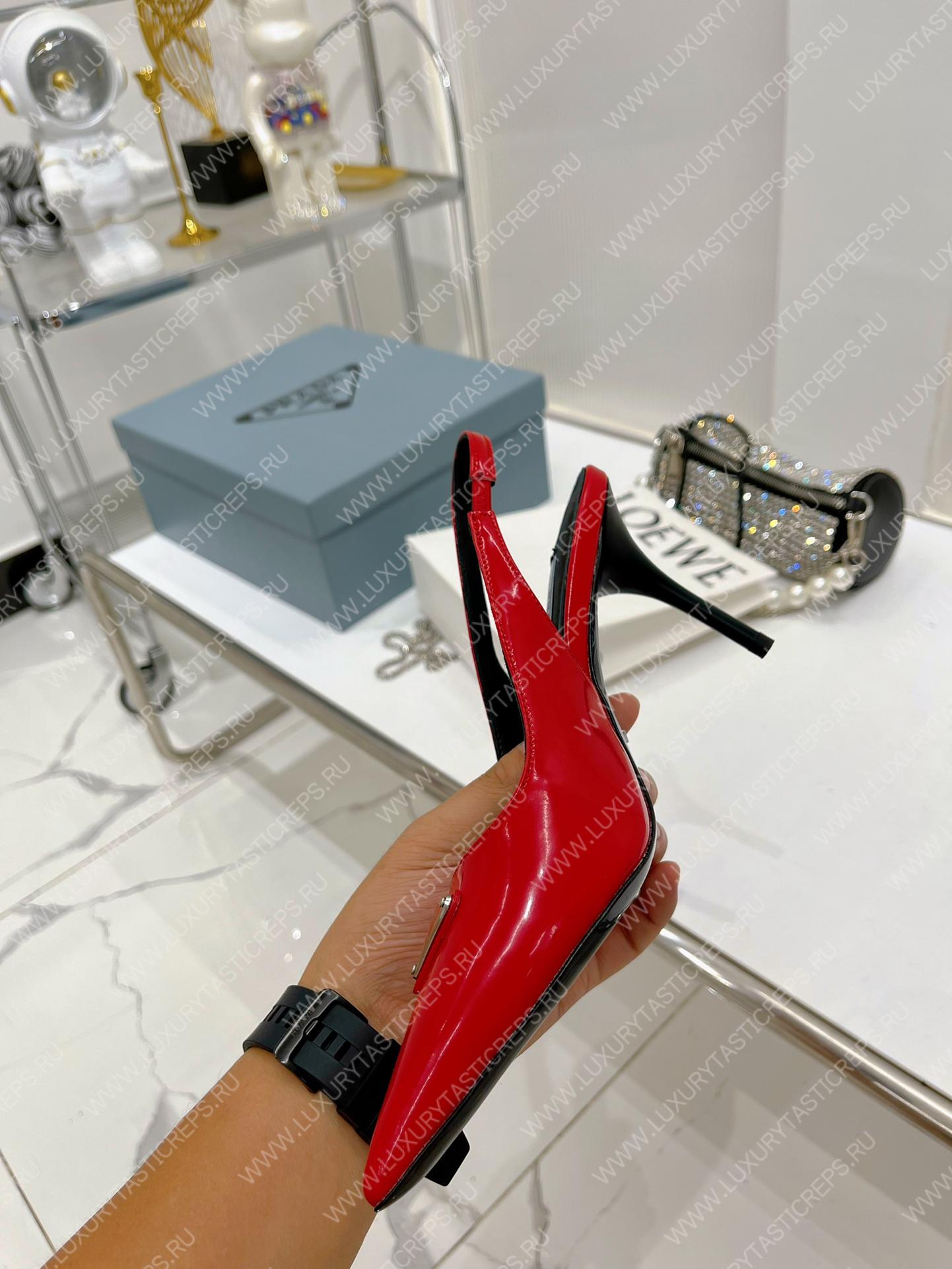 Pra*a slingback pump red 1i002n