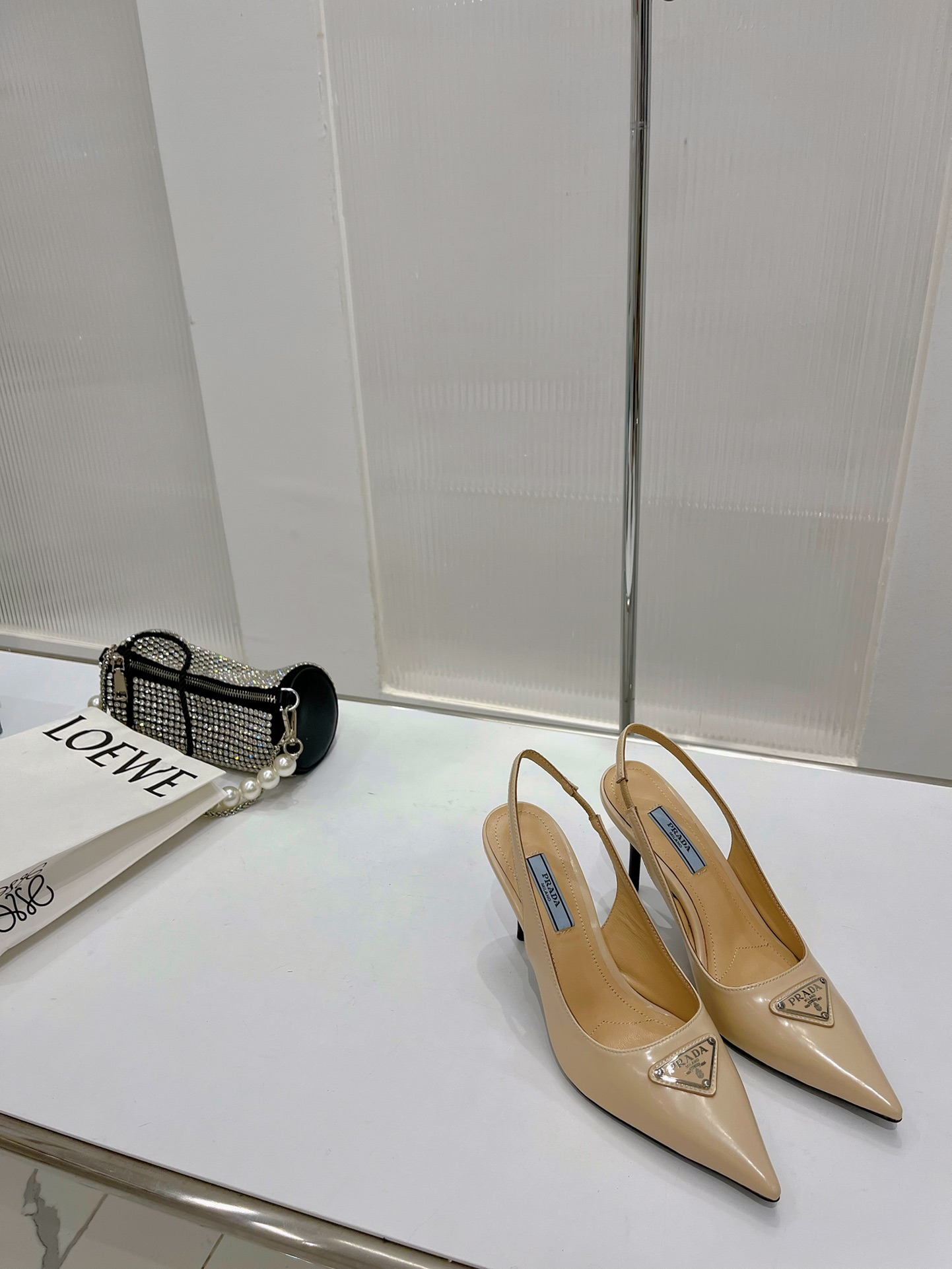 Pra*a slingback pump coffee 1i002n