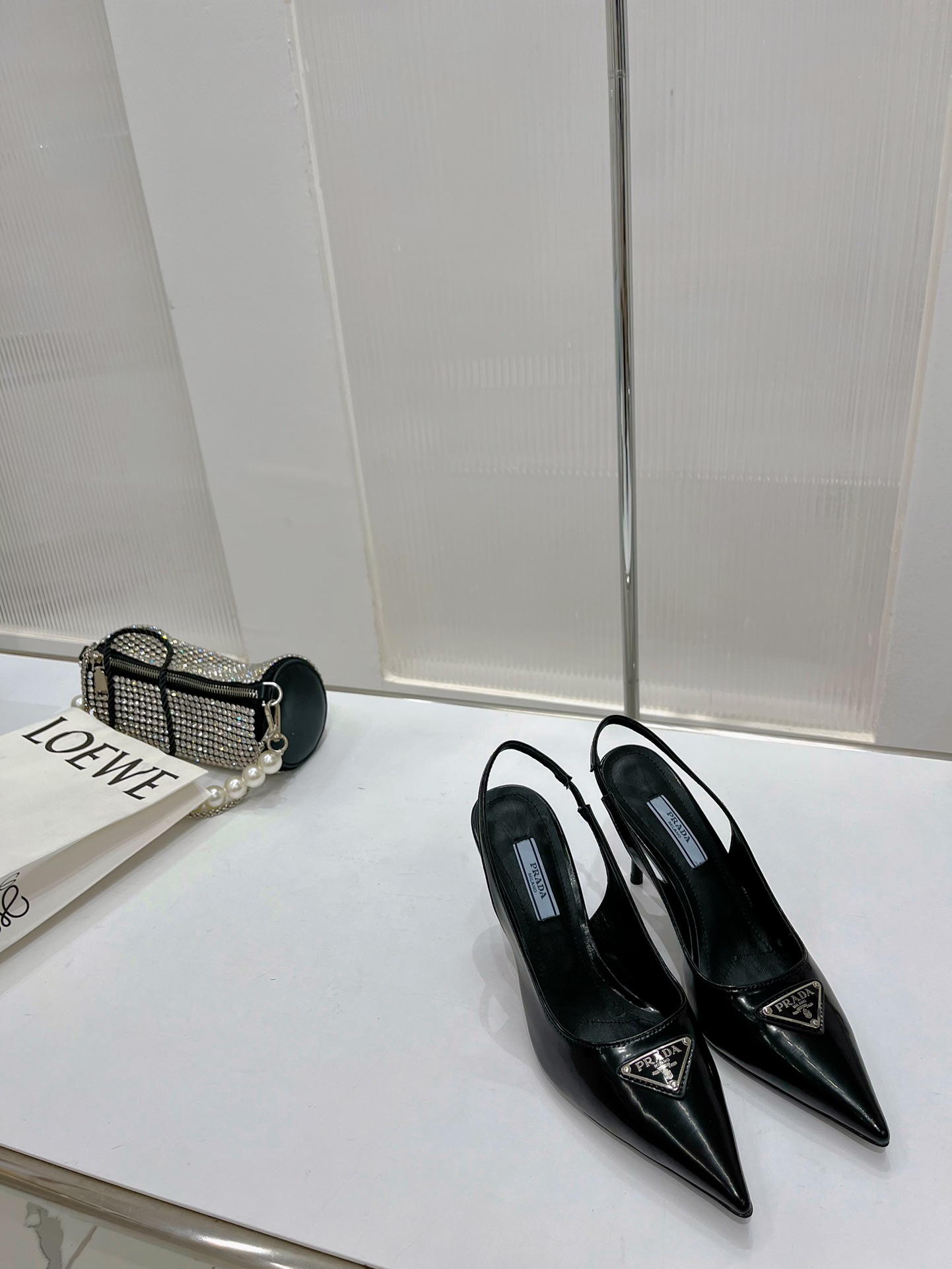 Pra*a slingback pump black 1i002n